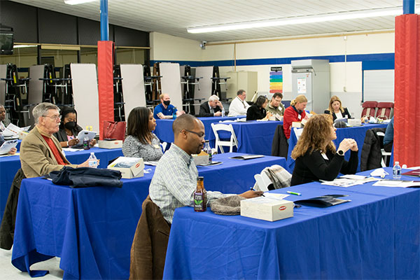 Steering Commitee Meeting at Yates Elementary School